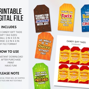 candy bar gift tags for employee appreciation, staff appreciation candy gift tags, candy bar sayings for employees, thank you gift tags for staff appreciation, employee appreciation gift tags, candy sayings for teachers, employee appreciation tags