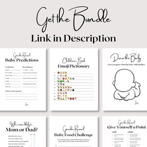 Könsavslöjande Vänlig Fejd, Könsavslöjande Spel, Babyshower Familjefejd, Minimalistiska Babyspel, Könsbabyfestaktivitet, Utskrivbart Spel bild 6