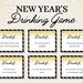 New Years Drink If Card Game, New Years Eve Drinking Game, New Years ...