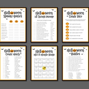 Halloween Party Games for Adults, Printable Halloween Games for Office ...