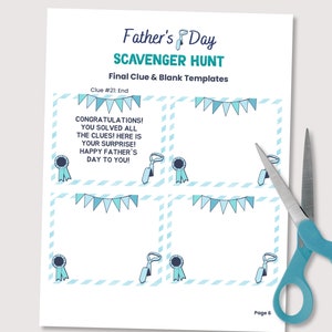Fathers Day Scavenger Hunt Printable Fathers Day Treasure Hunt Fathers Day Scavenger Hunt Printable Fathers Day Treasure Hunt