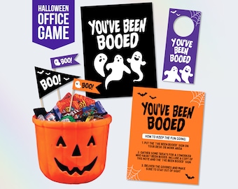 You've Been Booed Coworker Game, Halloween Boo Game at Work, You've Been Booed Printable, Halloween Office Game, Halloween Tags for Coworker