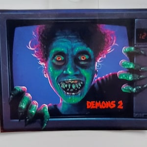 Demons 2 holographic waterproof vinyl sticker