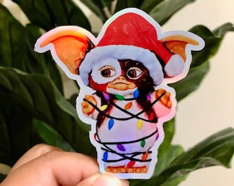 Gremlins Gizmo Christmas sticker
