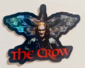 The Crow holographic vinyl sticker