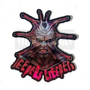 Jeepers Creepers horror movie Halloween Holographic sticker