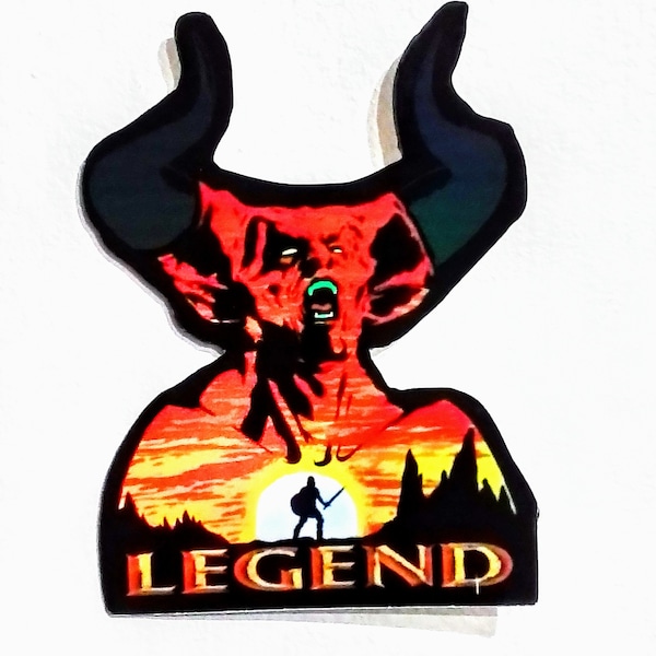 Darkness Legend 1986 movie holographic vinyl sticker