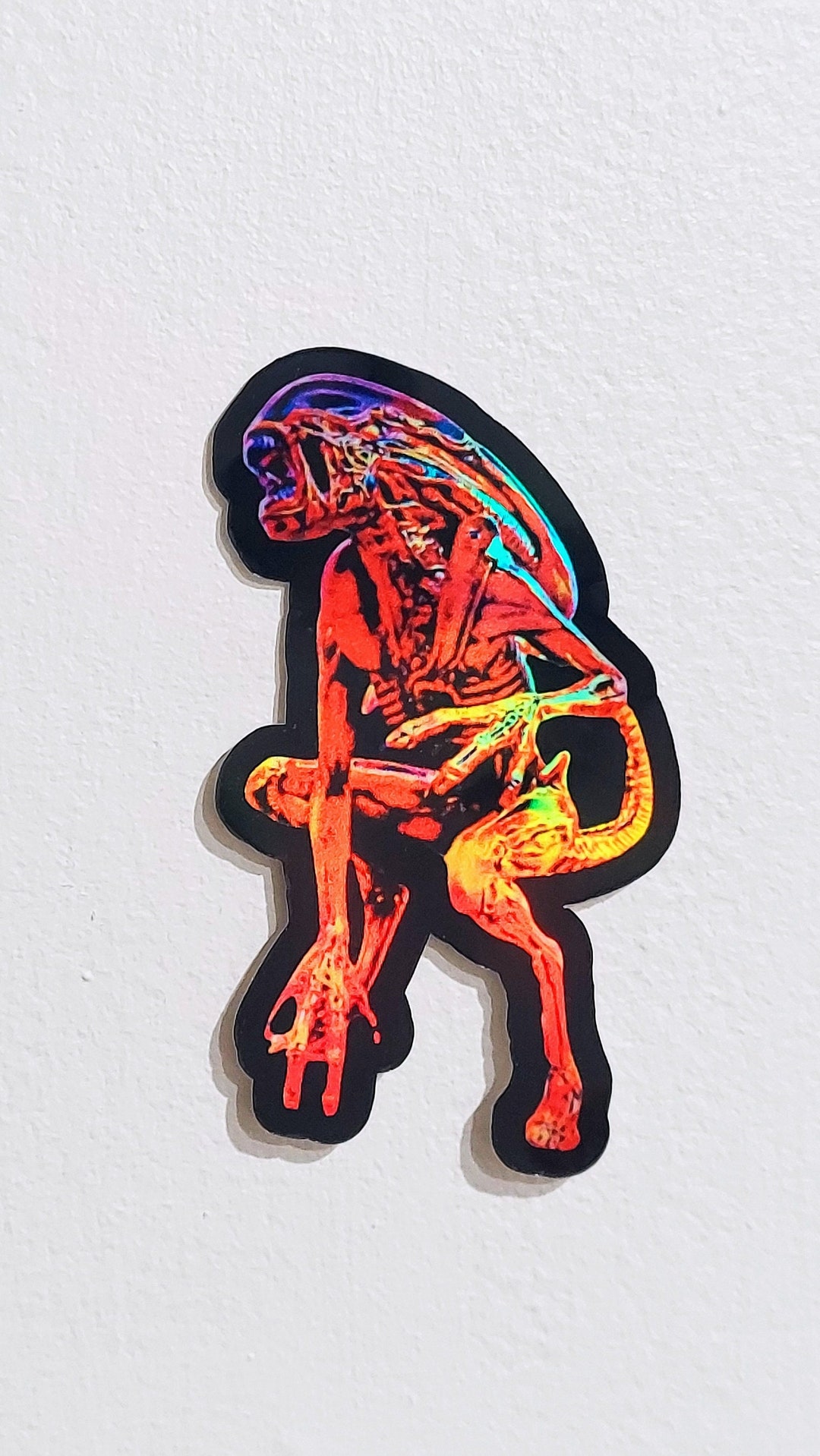 Alien Holographic Sticker - Etsy