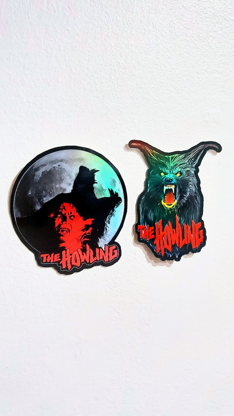 The Howling Holographic Vinyl Stickers - Etsy