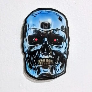 The Terminator T-800 Cyberdyne Systems Model 101  Holographic Vinyl Sticker