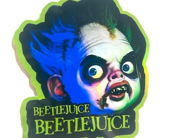 Baby Beetlejuice Holographic Sticker