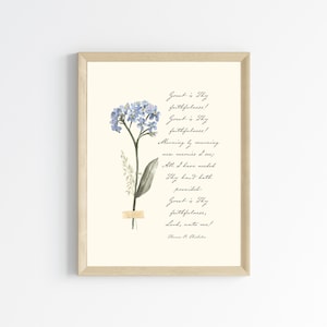 Great Is Thy Faithfulness Wall Art | Printable Wall Art | Digital Download | Wall Decor | Inspirational Wall Art | Hymn Wall Art