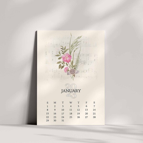 4x6 Desk Calendar - Etsy