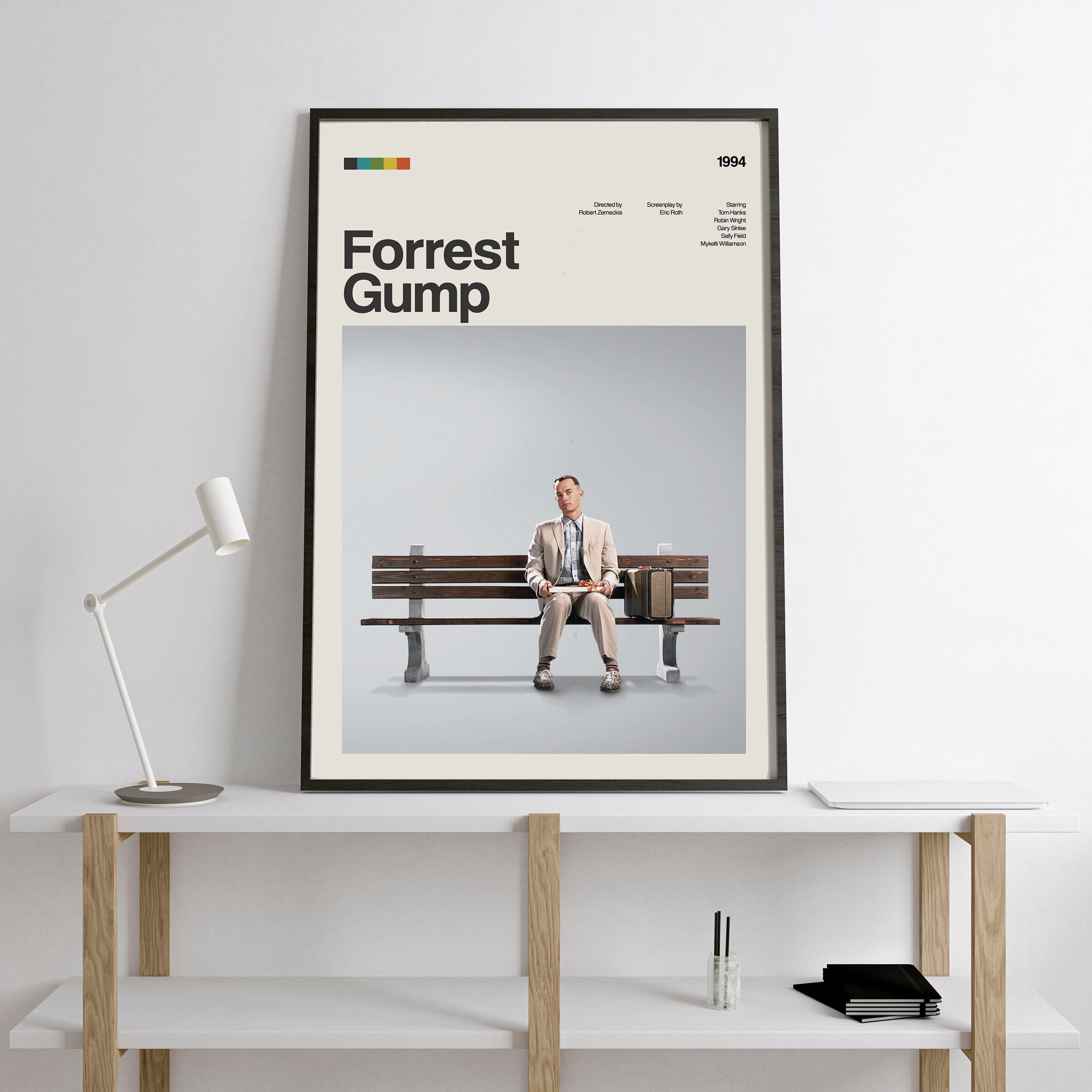 Forrest Gump Movie Poster Forrest Gump Modern Movie Poster Sold By 