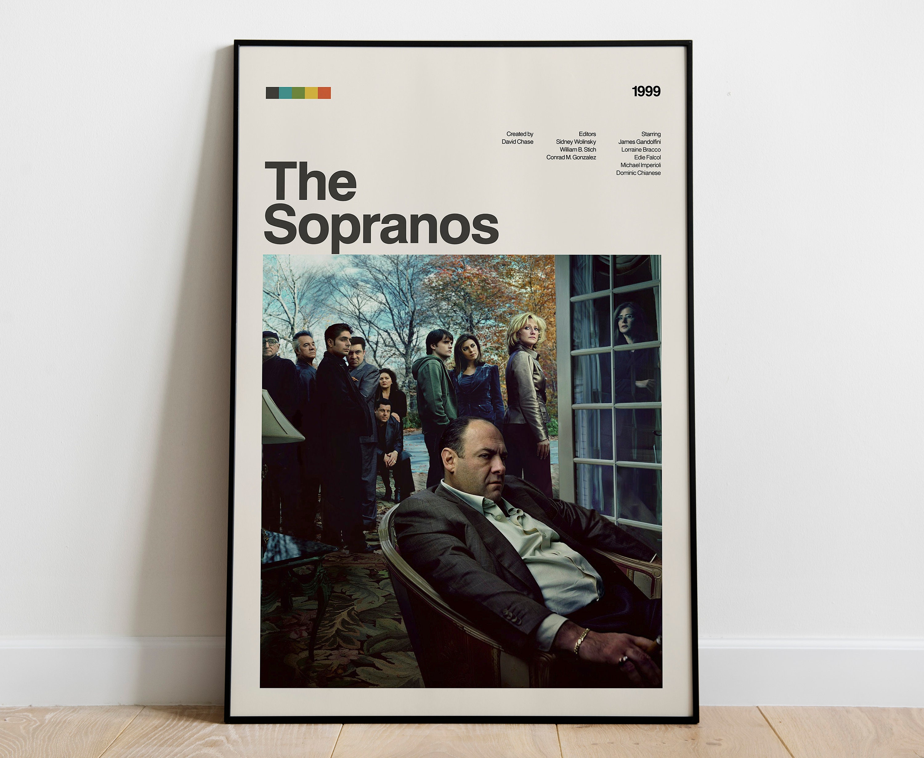 Discover The Sopranos Modern Tv Series Poster Print