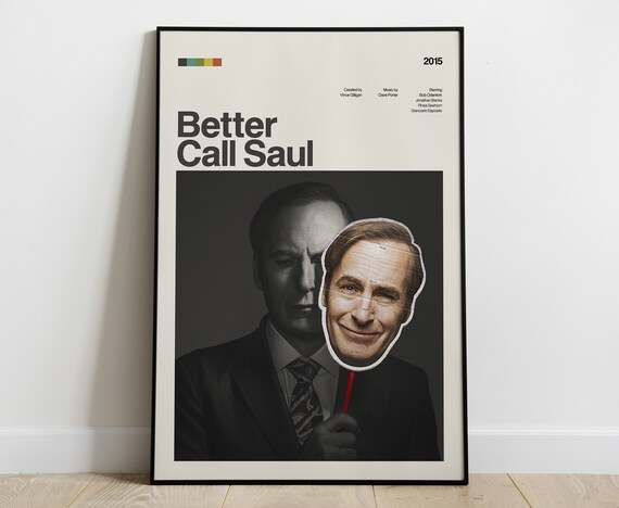 Better Call Saul Poster Modern Tv Series Poster Print Better - Etsy