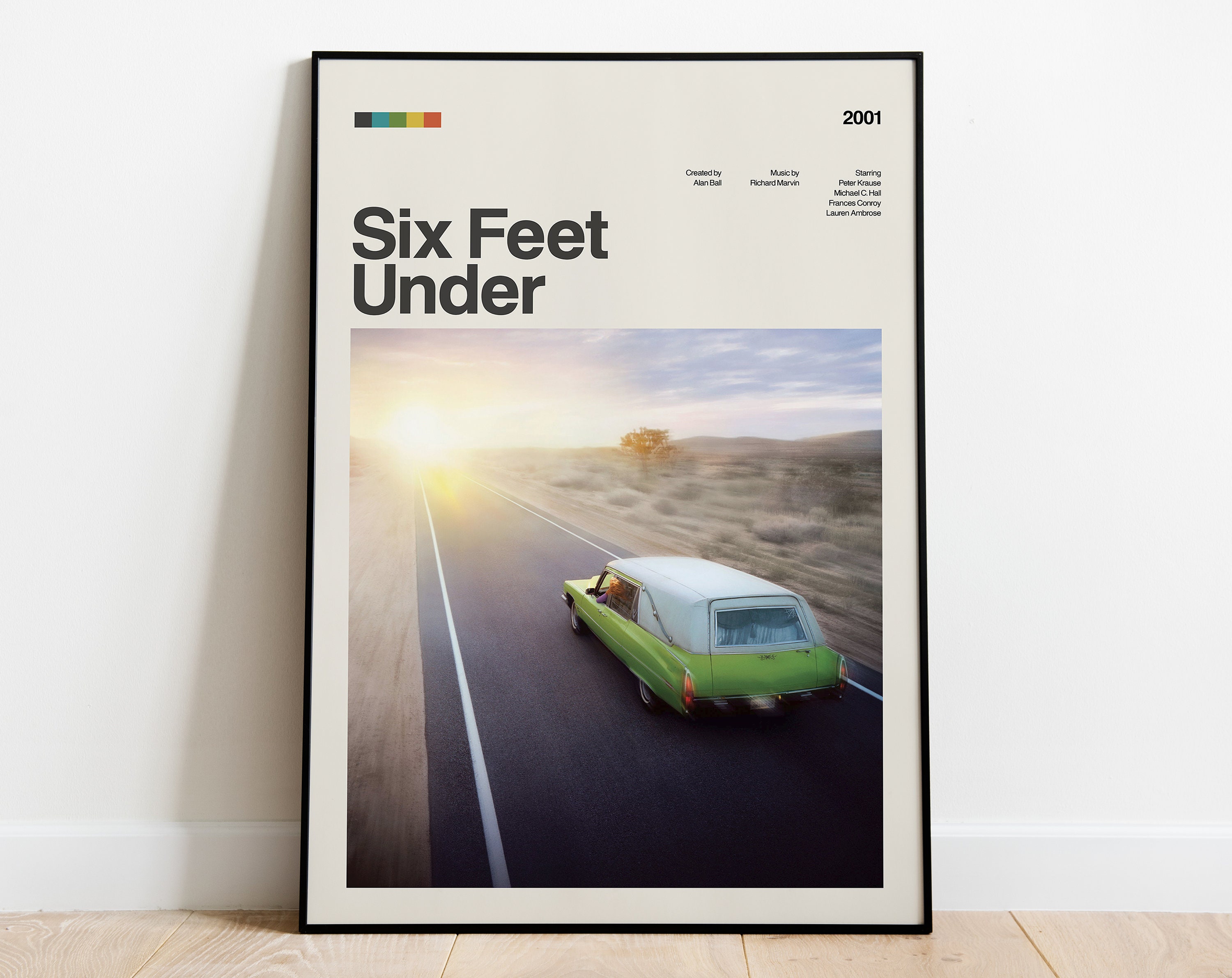 Discover Six Feet Under Six Feet Under Modern Tv Series Poster Print