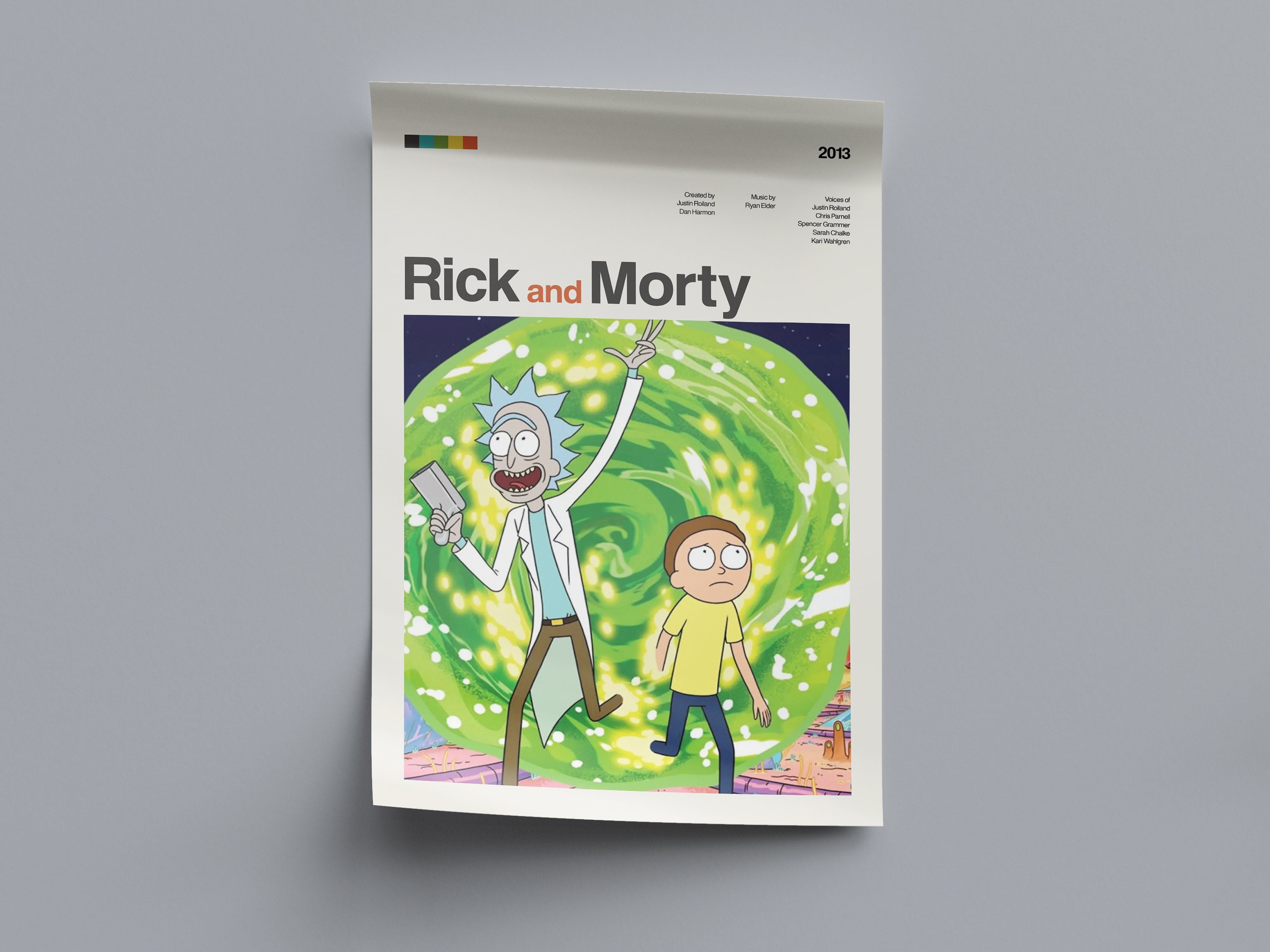 Rick and Morty Poster Modern Tv Series Poster Print Rick and - Etsy UK