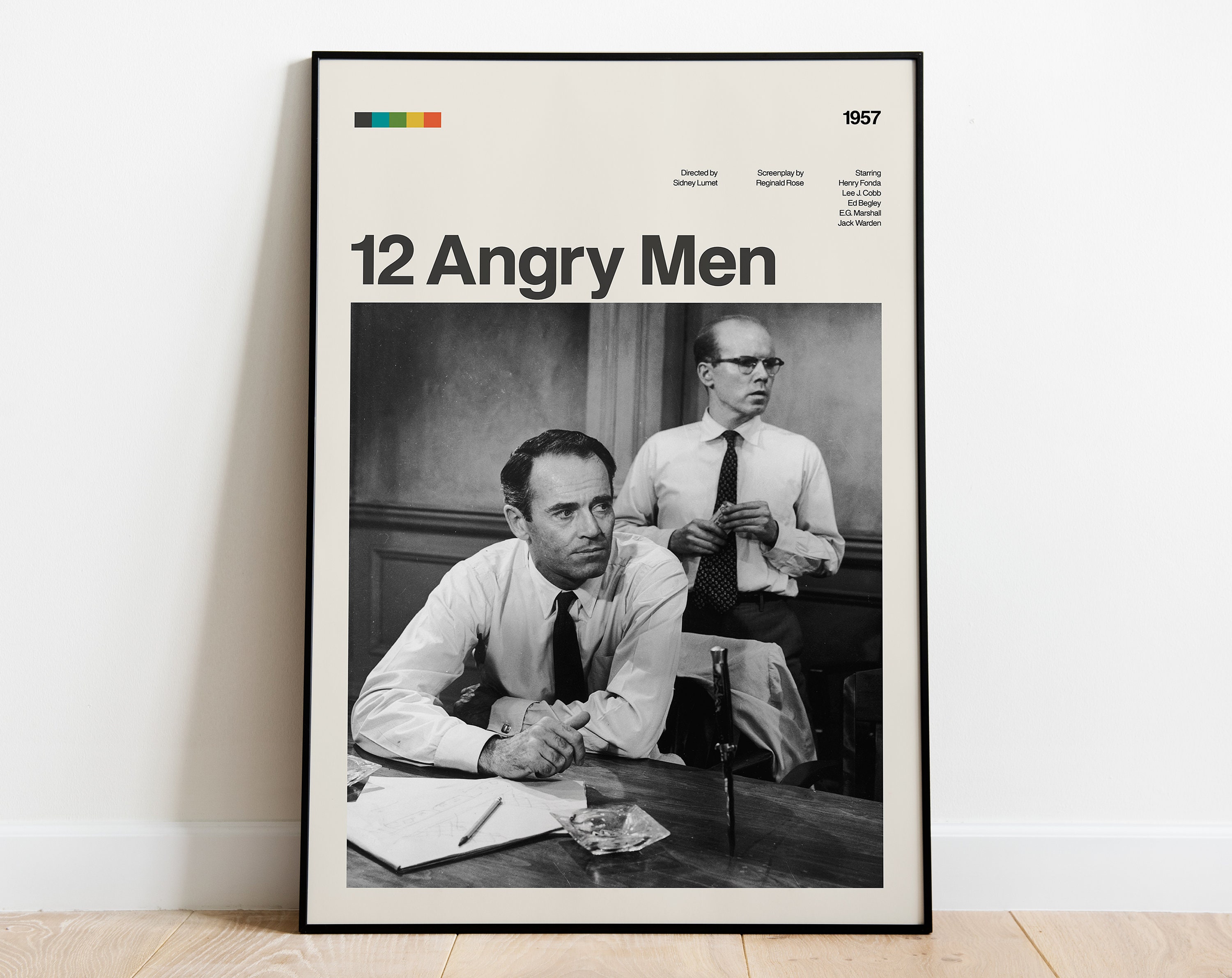 Discover 12 Angry Men Movie Poster, Modern Movie Poster