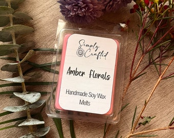 Amber Florals Soy Wax Melt