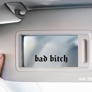 Bad Bitch Vinyl Decal | Funny Car Stickers | Funny Car Decal | Bumper Sticker | Cute Decal | Funny Bumper Sticker | Car Decal | Trendy