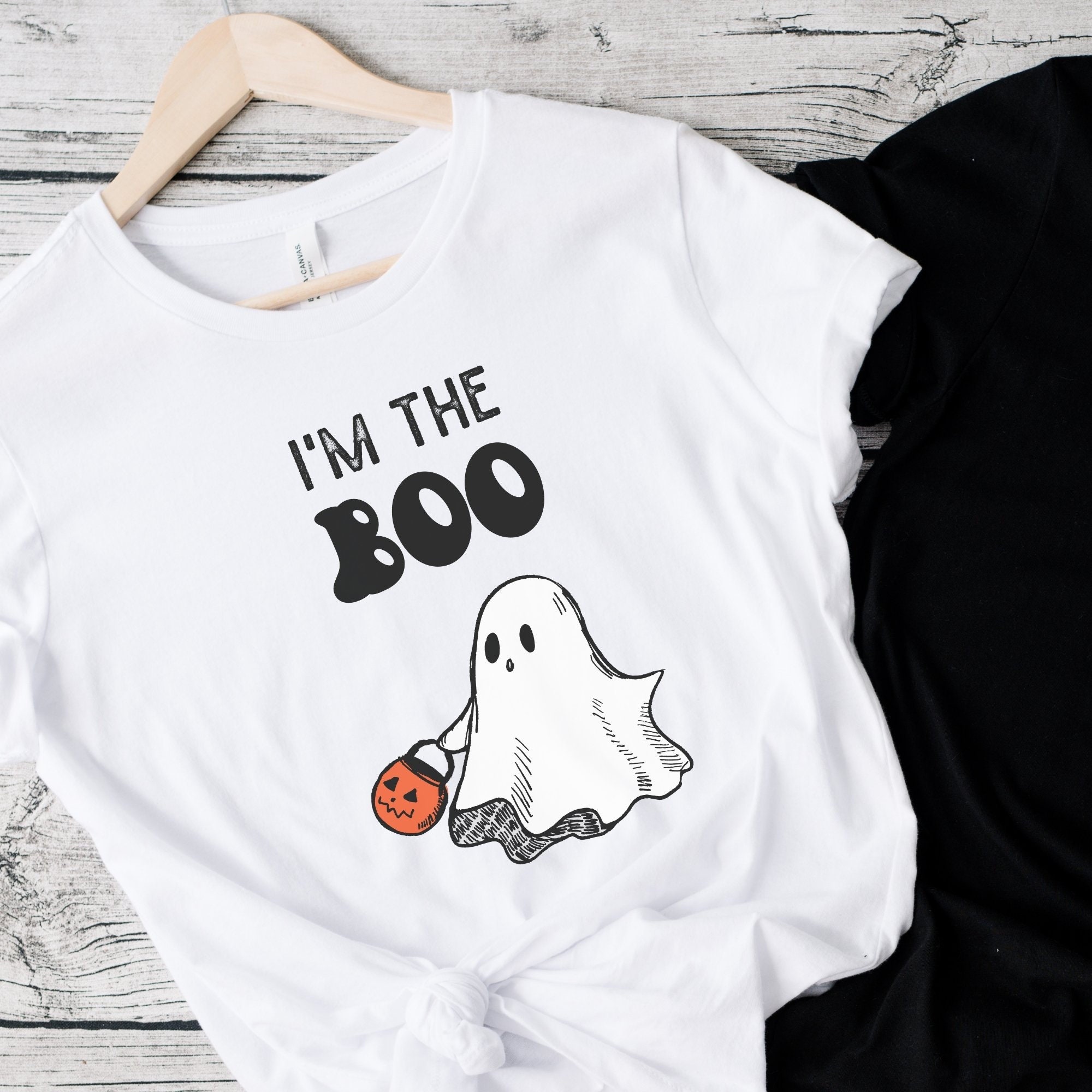 Discover I'm with the boo, Matching couple Halloween t-shirts, Halloween costume for couples,Skeleton, Ghost girl, ghost boy, Lazy Halloween costume