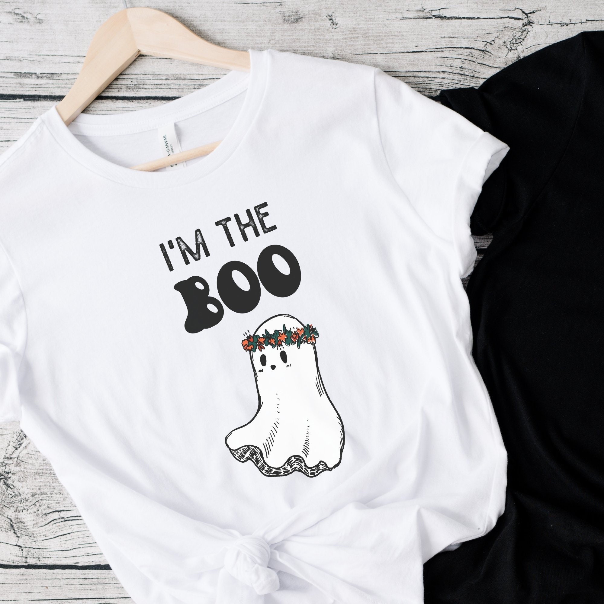 Discover I'm with the boo, Matching couple Halloween t-shirts, Halloween costume for couples,Skeleton, Ghost girl, ghost boy, Lazy Halloween costume