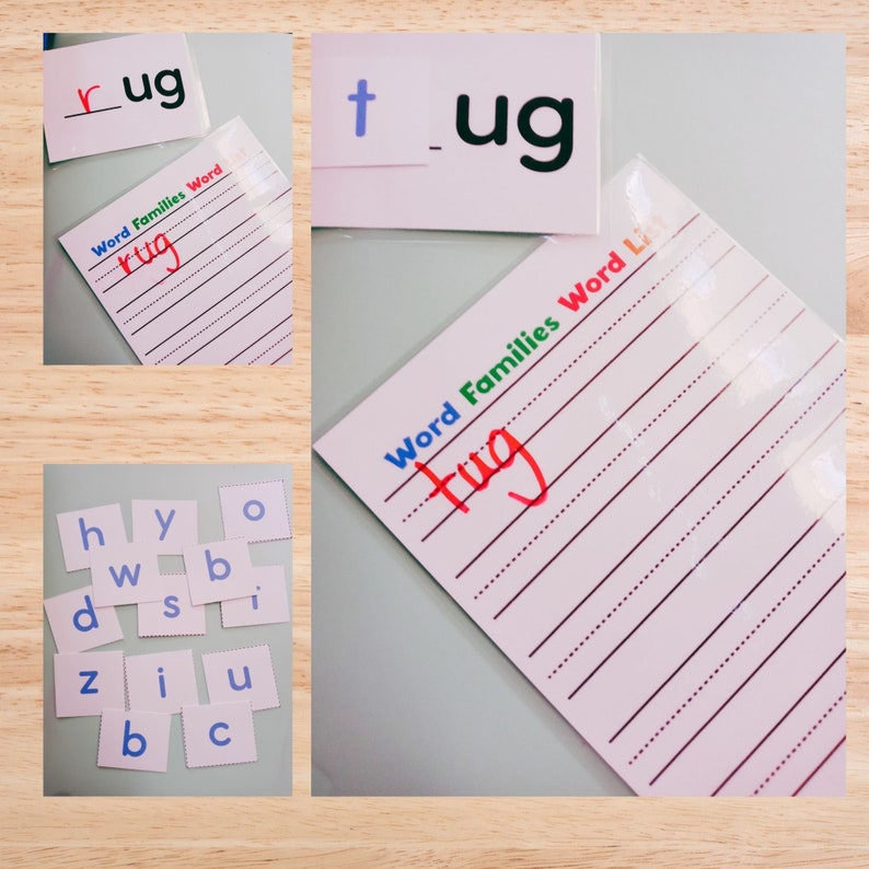 CVC Word Phonics Printable, Beginning Sounds ,phonics Game, Word ...