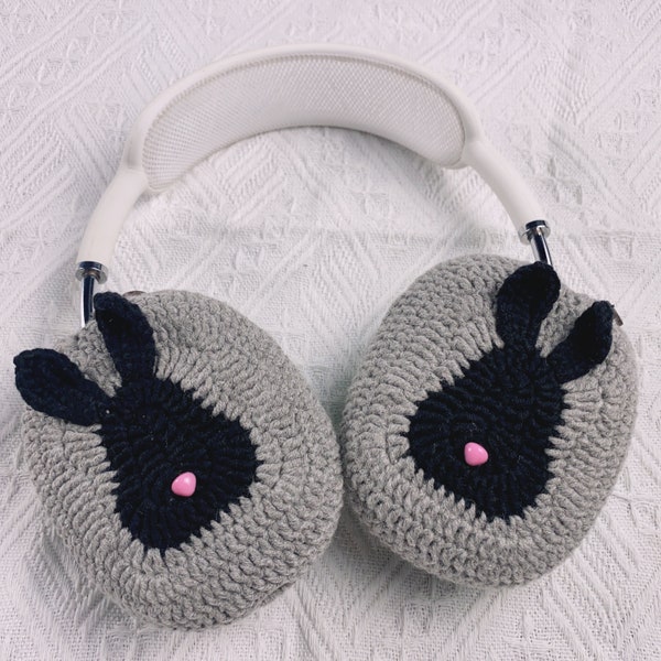 Rabbit Crochet AirPods Max Headphone Covers, Crochet rabbit,AirPods Max Cover,Airpods max case, Handmade,Gift For Her,Mother's day Gifts