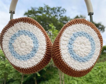 Gehaakte AirPods Max-cover, AirPods Max-koptelefooncovers, Sony XM4/XM5-cover, handgemaakt, cadeau voor haar