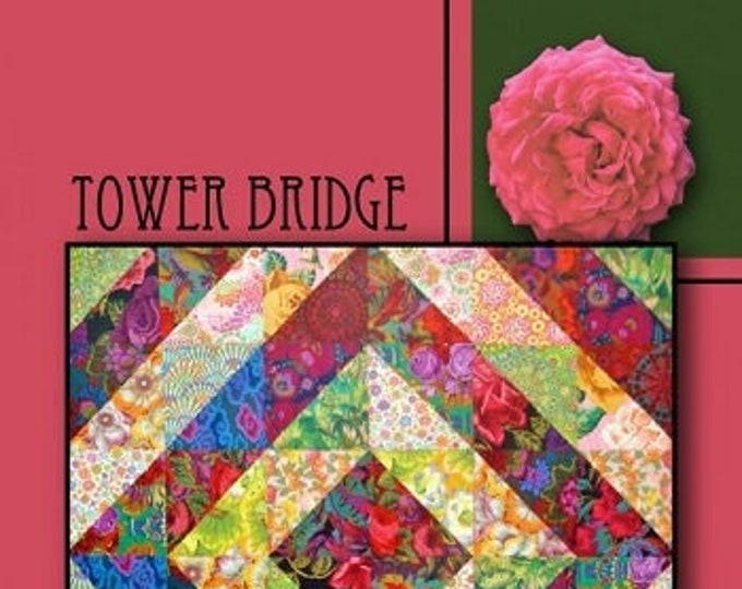 Villa Rosa Tower Bridge Quilt Pattern Card Etsy