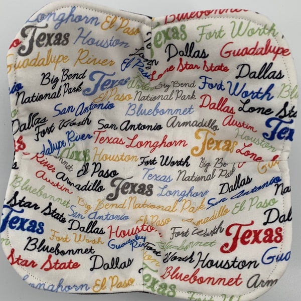 Places in Texas Bowl Koozie