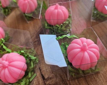 ピンクのかぼちゃ石鹸、ミニピンクのかぼちゃ、秋のベビーシャワーの記念品、秋をテーマにした結婚式の記念品、ブライダルシャワーの記念品、ハロウィンのギフト（まとめ買い）