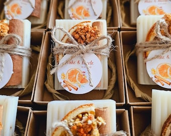Recuerdos de boda naranjas para invitados al por mayor, recuerdos de fiesta de jabón, recuerdos de despedida de soltera, recuerdos de baby shower para invitados, recuerdos de agradecimiento