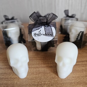 Bomboniere sapone teschio 3D, bomboniere personalizzate per feste di Halloween, bomboniere per matrimoni di Halloween, bomboniere per baby shower goth, regali di Halloween all'ingrosso