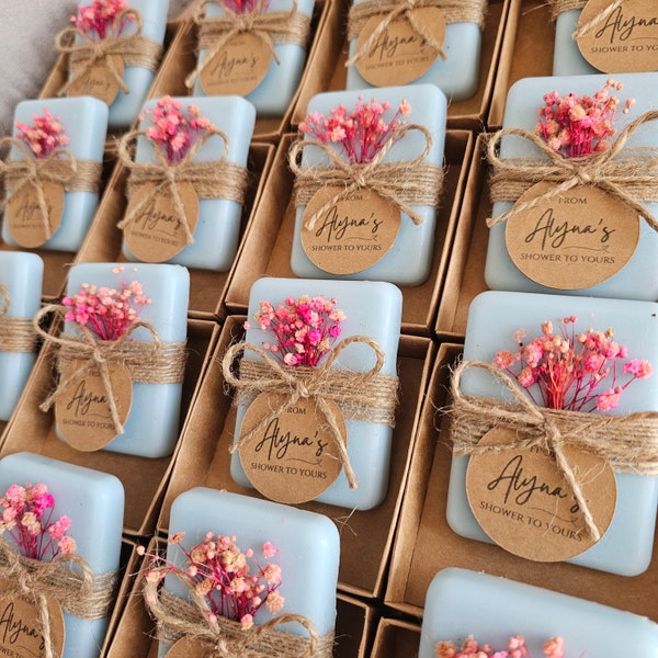 Natural Ocean Soap Bars with Personalized Labels | Ocean Themed Party Gifts | Ocean Soap Favors for Guests | 1.75oz