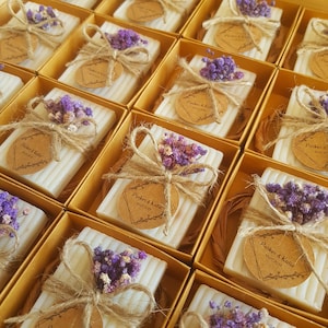 Bomboniere per sapone per addio al nubilato, Bomboniere per sapone alla lavanda per gli ospiti in grandi quantità, Bomboniere per sapone personalizzate, Bomboniere per sapone per baby shower