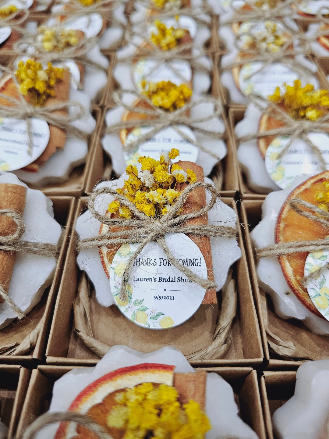 Lemon Themed Bridal Shower Favors for Guests, Soap Baby Shower Favors ...
