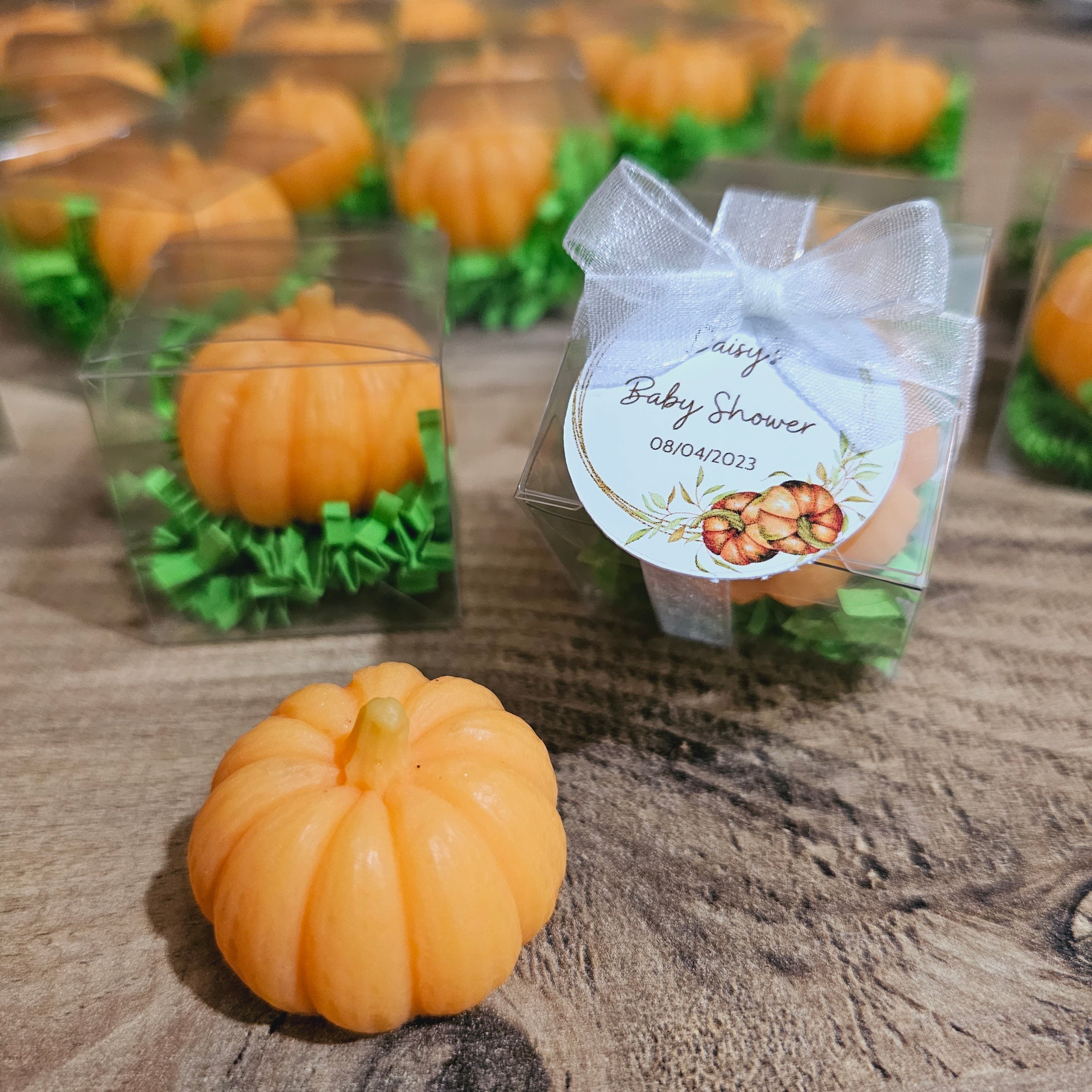 100pcs Pumpkin Soap Favors for Baby Shower, Mini Pumpkin Soaps, Fall Themed Wedding Favors, Bridal Shower Favors, Halloween Gifts in Bulk