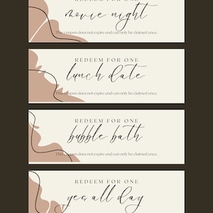 Printable Love Coupon Simple