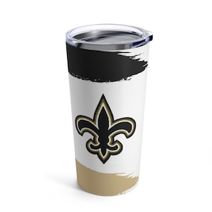 NFL New Orleans Saints Football Tumbler personnalisable 20 oz