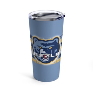 NBA Memphis Grizzlies Basketball Tumbler Customizable 20 oz