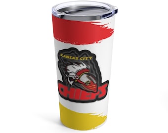 NFL Kansas City Chiefs Football Customizable Tumbler 20 oz