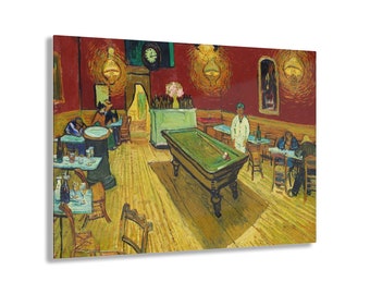 Vincent Van Gogh | The Night Cafe | Print on Acrylic | Van Gogh Fine Art | Wall Art