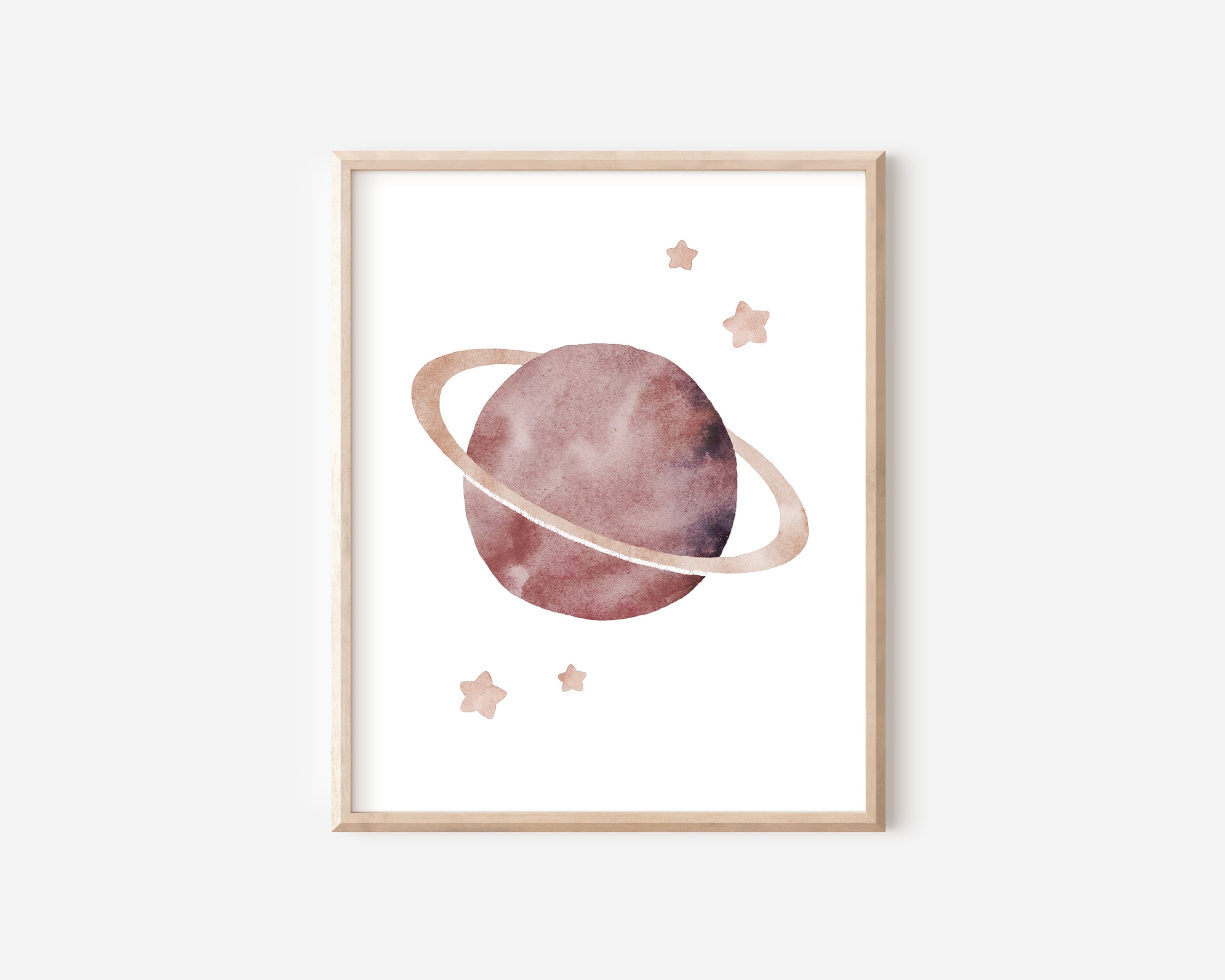 Outer Space Nursery Prints Set of 6, Digital Download, Gender Neutral ...