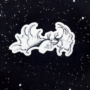 Irish Elk Sticker: Skull Skeleton Vinyl Decal