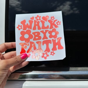 Faith decal | Religious Laptop Sticker | Inspirational Reminder, Faith sticker
