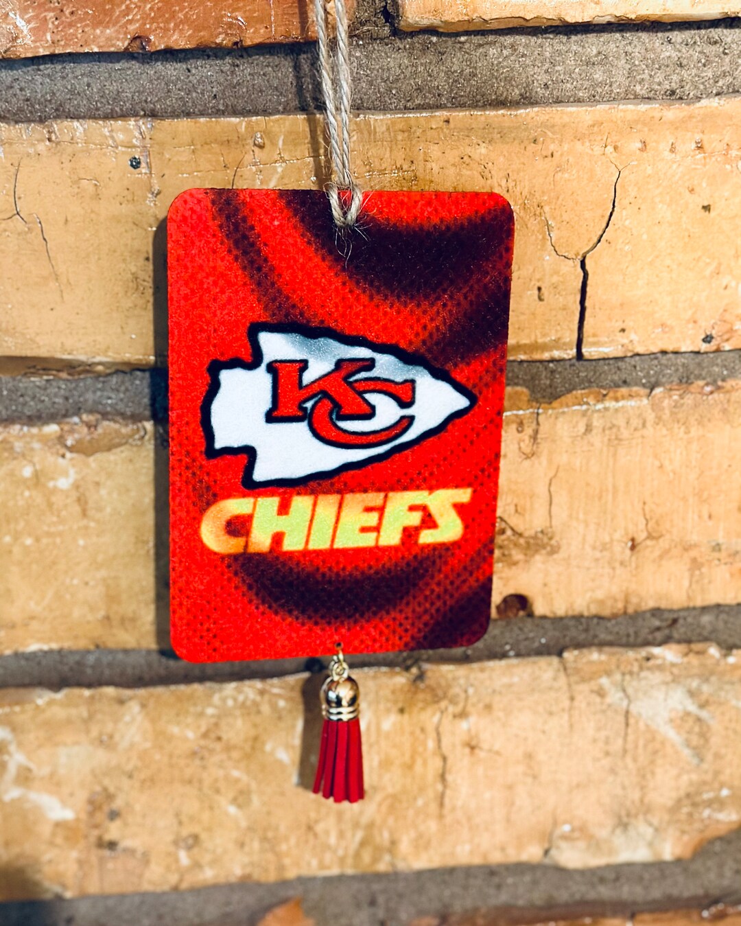 Kansas City Chiefs Car Freshie, Football Car Freshie, Football Freshie