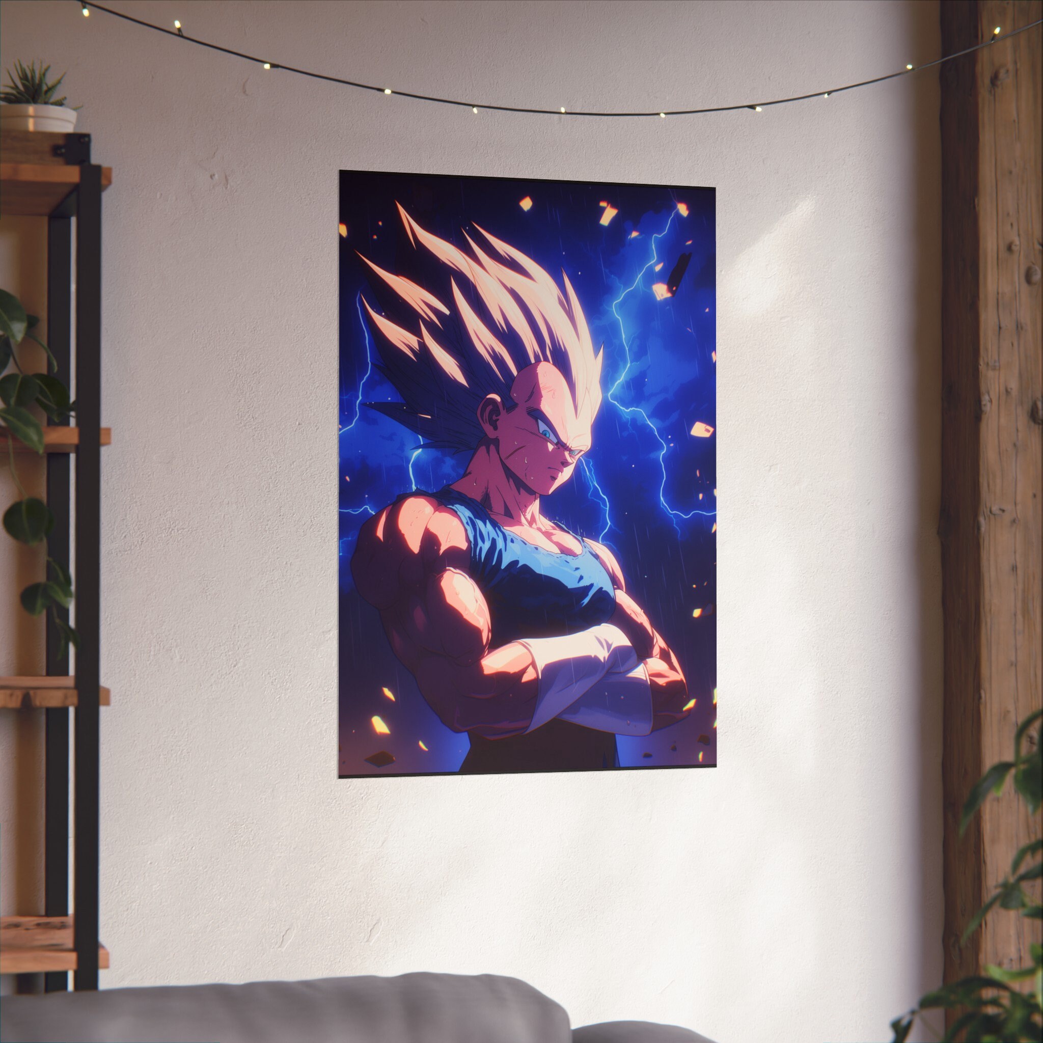 vegeta-super-saiyan-poster-dragon-ball-z-inspired-art-print-etsy
