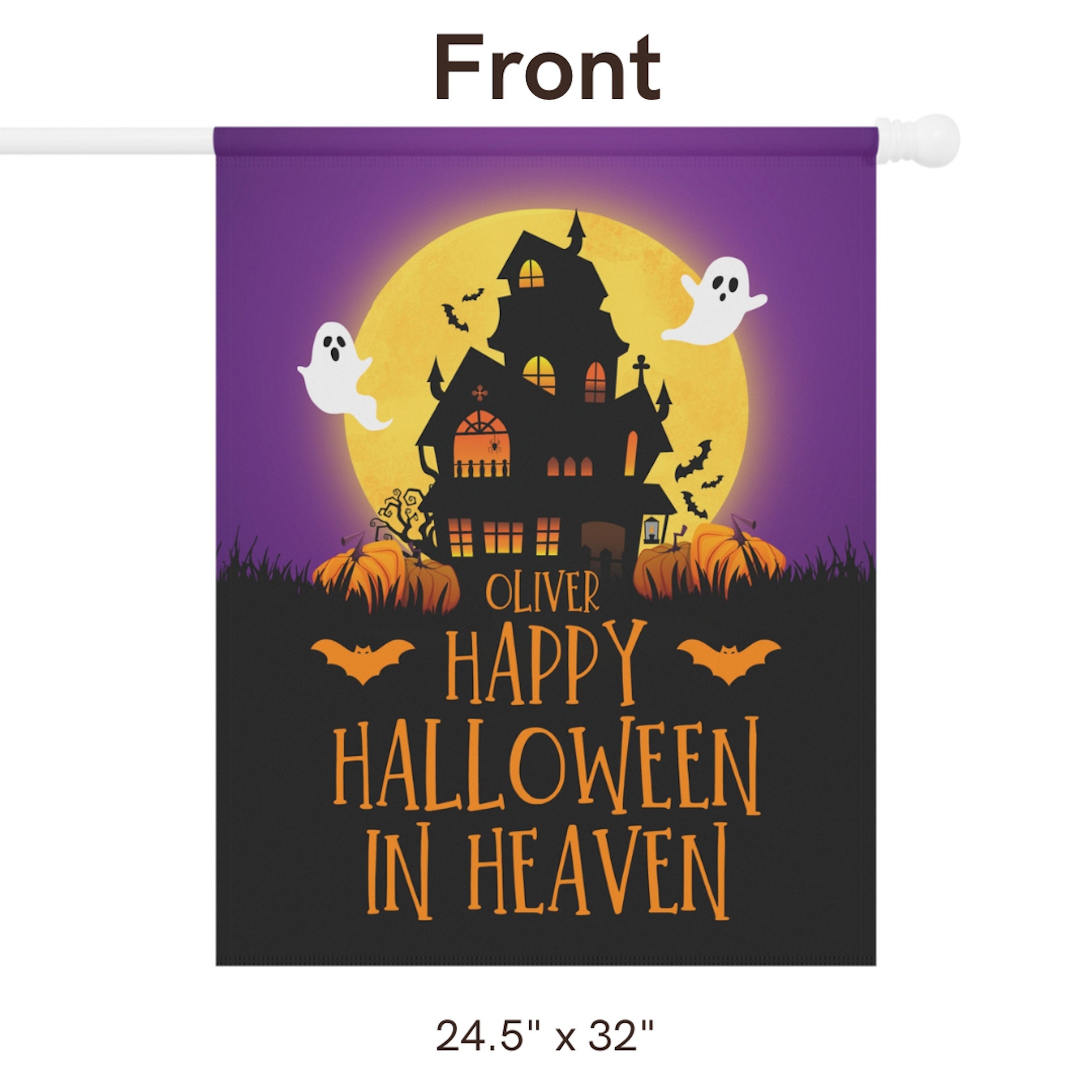 YMYIELD Halloween Gartenflagge – Doppelseitig, 30,5 X 45,7 Cm, Wetterfest